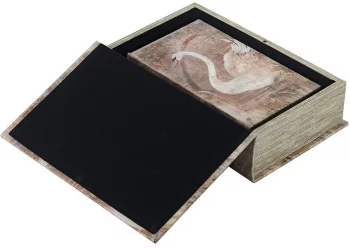 Набор из двух шкатулок в виде книг Belenos 18X7X27 / 13X5X22 CM