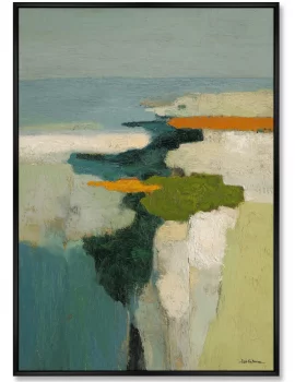 Постер на холсте Above the Crest of the Waterfall 75X105 CM