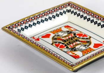 Блюдо декоративное Poker 19X16X4 CM