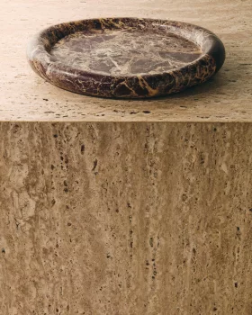 Декоративный мраморный поднос Lenorel 30X23 CM