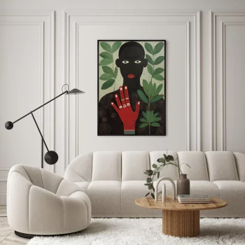 Постер на холсте The Tribe man 75X105 CM