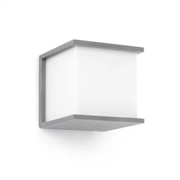 Серое настенное уличное бра Kubick 16.5X16.5X16.5 CM