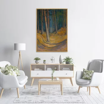Репродукция картины на холсте Forest 75X105 CM