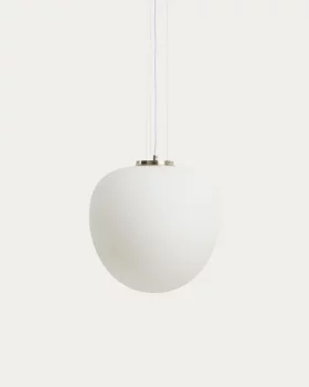 Потолочный светильник Ardali из дымчатого стекла и стали с матовой отделкой 25 CM