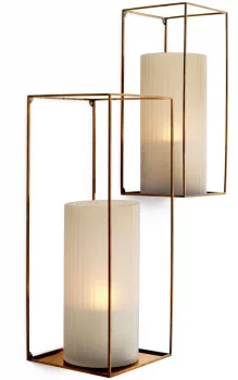 Набор из двух полок Deco 25X25X60 / 30X30X76 CM