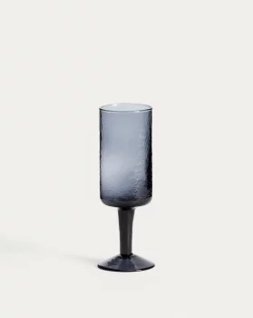 Винный бокал из синего переработанного стекла Obila 6.5X6.5X18.5 CM