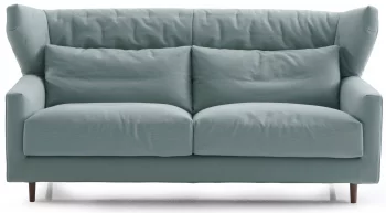 Двухместный диван Folk 170X92X93 CM бирюзовый