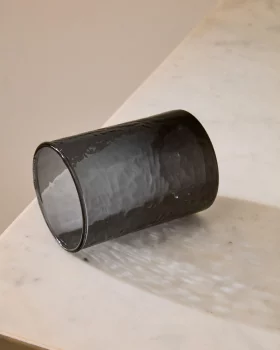 Стакан из синего переработанного стекла Obila 6.5X6.5X9 CM