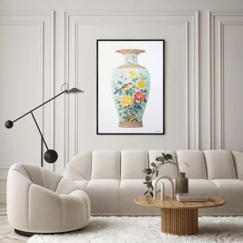 Постер на холсте China porcelain vase 75X105 CM