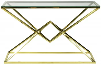 Консоль Pyramid 120X35X76 CM Gold 