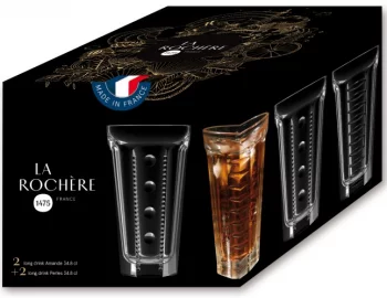 Набор из четырёх бокалов Saga 340 ml