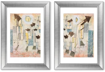 Диптих Mural from the Temple of Longing 51X71 / 51X71 CM