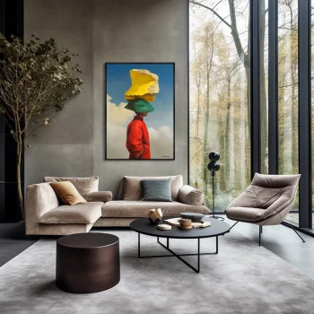 Постер на холсте Homo novus 75X105 CM