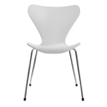 Комплект из 4 стульев Seven Style белый с хромированными ножками 48X53X80 CM