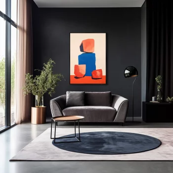 Постер на холсте Colors and stones 75X105 CM