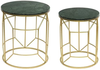 Набор из двух столиков Tize 43X43X50 / 35X35X45 CM