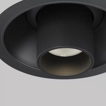 Встраиваемый светильник Focus T черный 30 мм