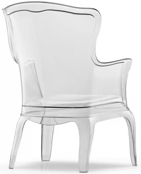 Кресло прозрачное Pasha 71X75X98 CM