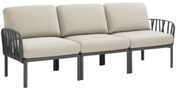 Диван садовый с подушками Komodo 216X78X88 CM