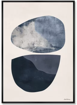 Набор из двух постеров на холсте Lapis Lazuli Stone 75X105 / 75X105 CM