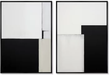 Набор из двух постеров на холсте Color saturation 75X105 / 75X105 CM