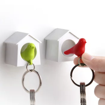 Держатель+брелок для ключей mini sparrow красный