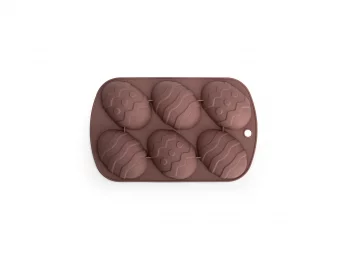 Форма силиконовая для выпечки 6 маффинов Easter 21X13X2.7 CM