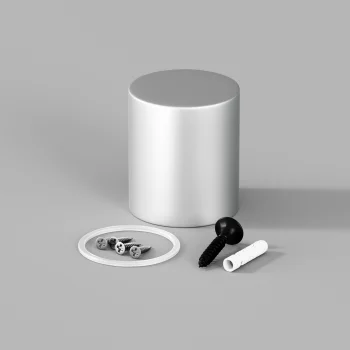 Комплектующие для гибкого неона Серебро Круглый 360° D25