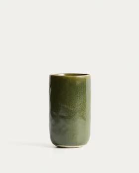 Зелёная керамическая кружка Uilo 7.5X7.5X13 CM