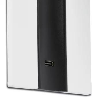 Бра с ридером USB белое LED 4W 2700K 18.5X8X6.9 CM