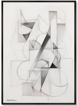 Набор из двух постеров на холсте Search for the forms 75X105 / 75X105 CM