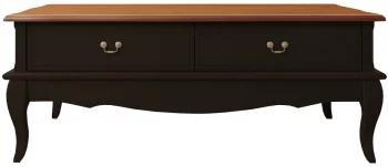 Стол журнальный Leontina Black 120X60X47 CM