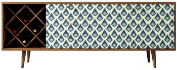 Комод с бутылочницей Berber 180X40X70 CM