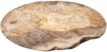 Тарелка из оливкового дерева Organic Wood Ø28 CM