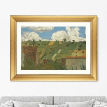 Постер Landscape of the Ile-de-France 81X61 CM