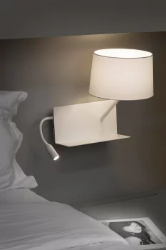 Бра с ридером и полкой Handy правое 27X33X55.5 CM