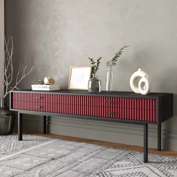 Консоль низкая Emerson 150X45X55 CM Red
