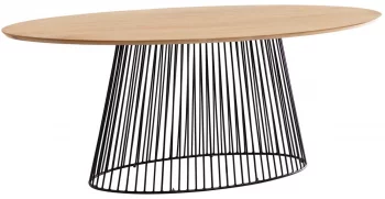 Овальный обеденный стол Leska 200X110X76 CM