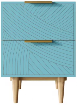 Тумбочка прикроватная Line 40X35X50 CM blue