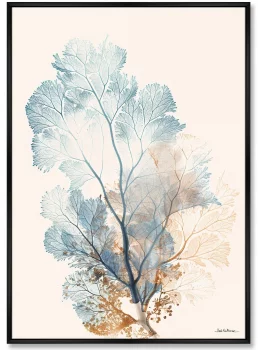 Композиция из двух репродукций картин на холсте Coral Symphony 75X105 / 75X105 CM