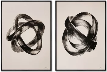 Набор из двух постеров на холсте The Singularity 75X105 / 75X105 CM