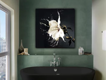 Постер на стекле Splash 100X100 CM
