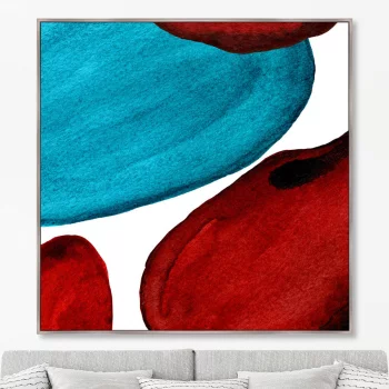 Постер на холсте Forms and colors 105X105 CM