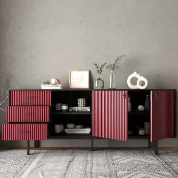 Комод Emerson 190X45X75 CM Red