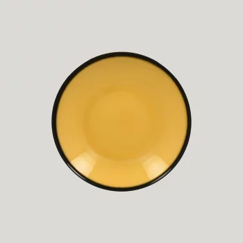 Тарелка-салатник RAK Porcelain LEA Yellow 26 см, высота 5 см, 1,2 л (желтый цвет)