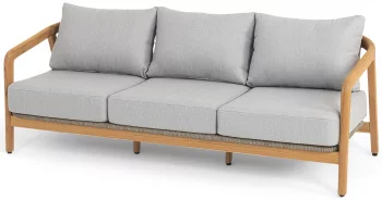 Диван трёхместный из тика Лейпциг 205X82X71 CM