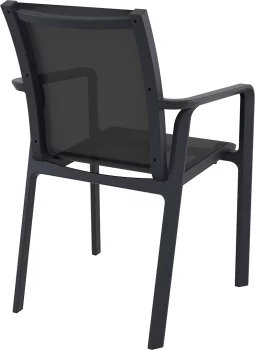 Стул садовый Pacific 57X62X90 CM чёрный