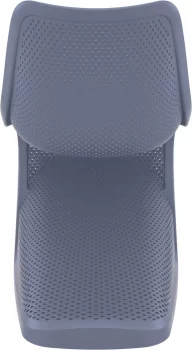 Стул пластиковый Bloom 50X58X85 CM серый