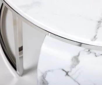 Столики Silvy Marble 80X80X43 / 72X72X39 CM