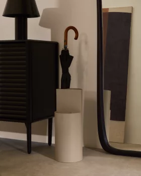 Подставка для зонтов Atin beige metal small umbrella stand 20X20X50 CM